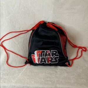 Star Wars Red and Black Drawstring Backpack